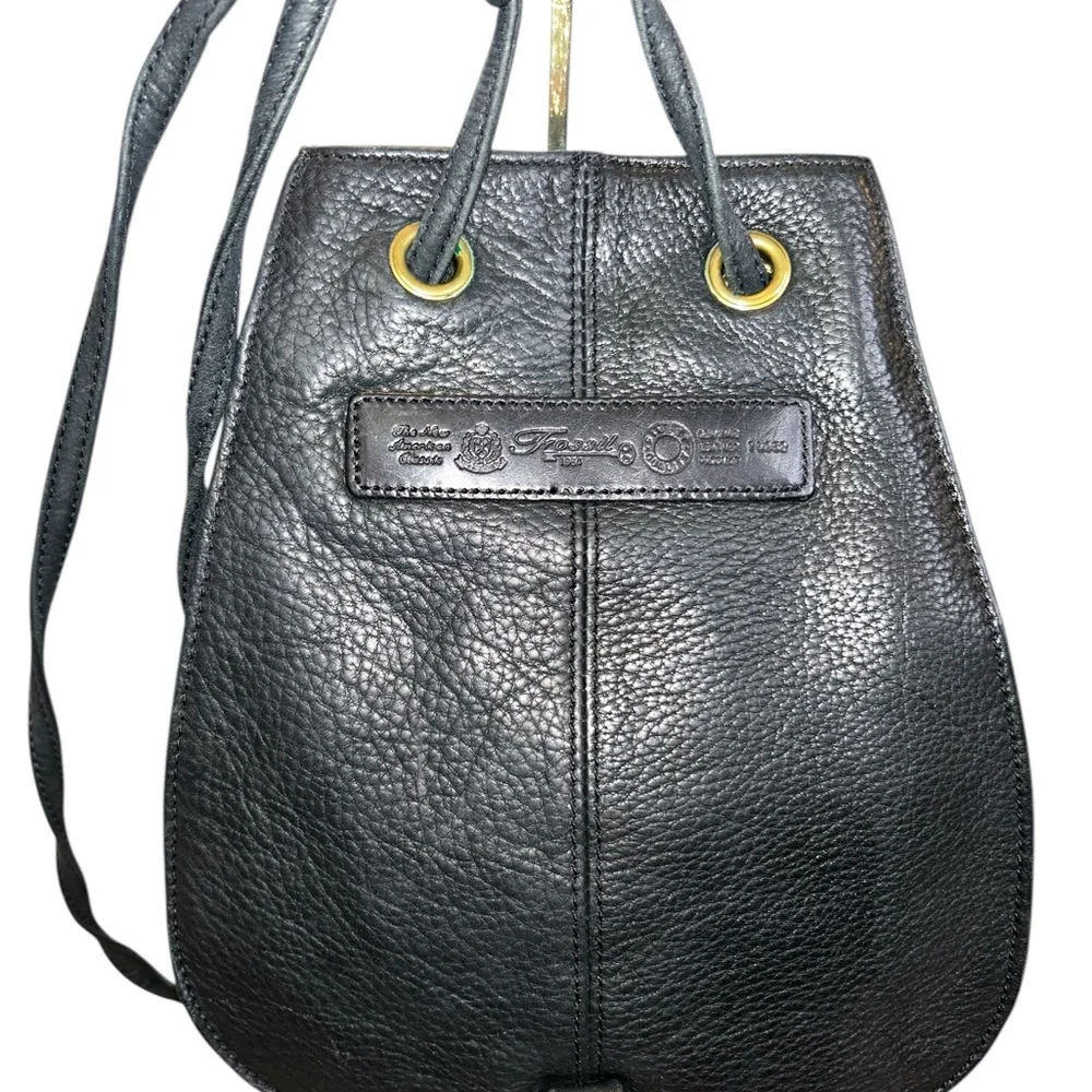 Vintage Fossil Parker Small Leather Backpack